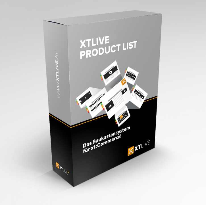 XTLIVE Product List Upgrade xt5 - xt:Commerce 6 Pro / ohne Installationsservice